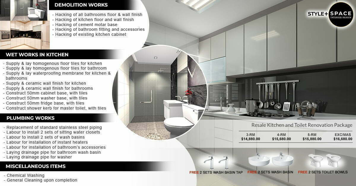 Resale Kitchen and Toilet Renovation