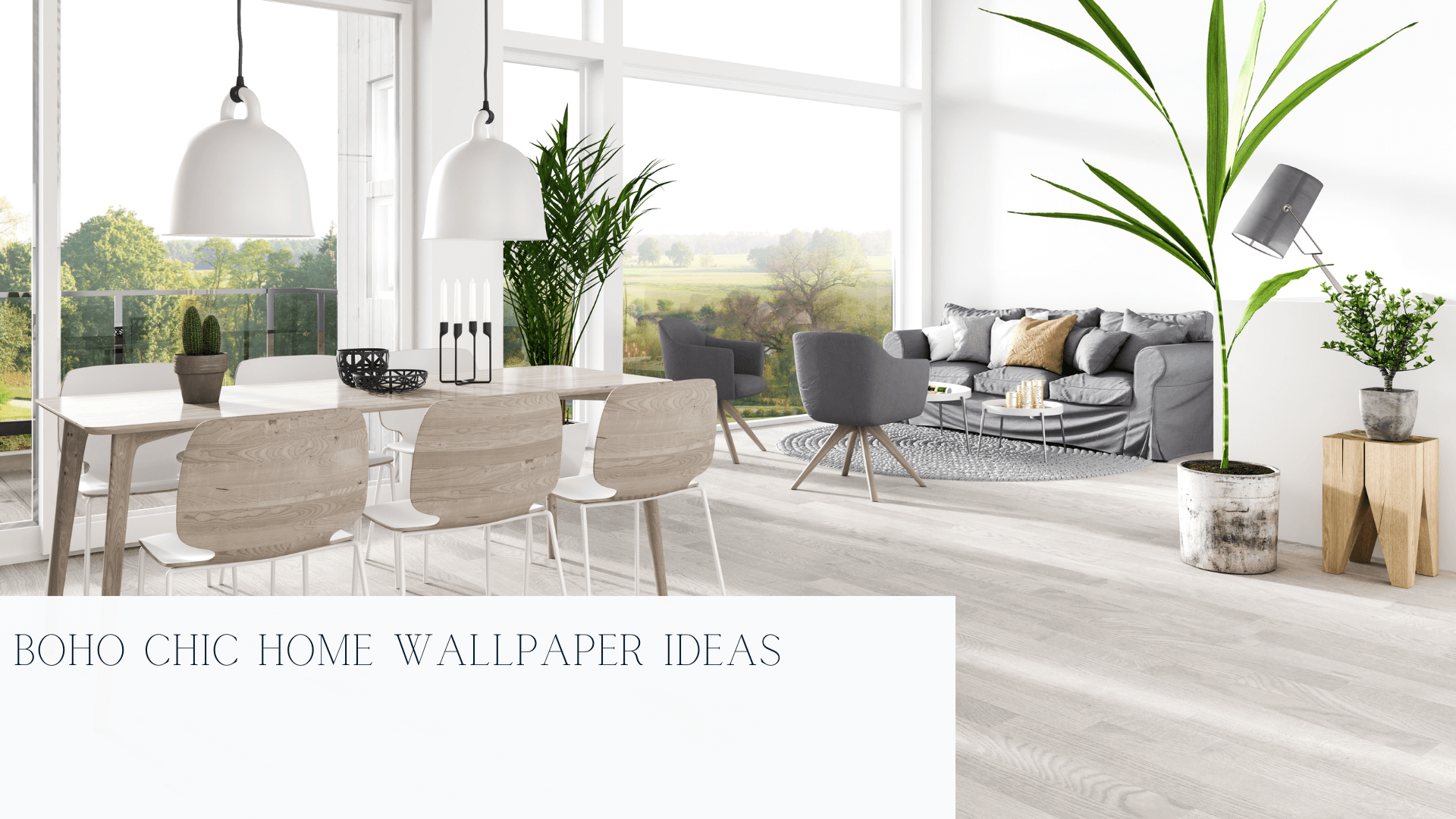 Boho Chic Home Wallpaper Ideas